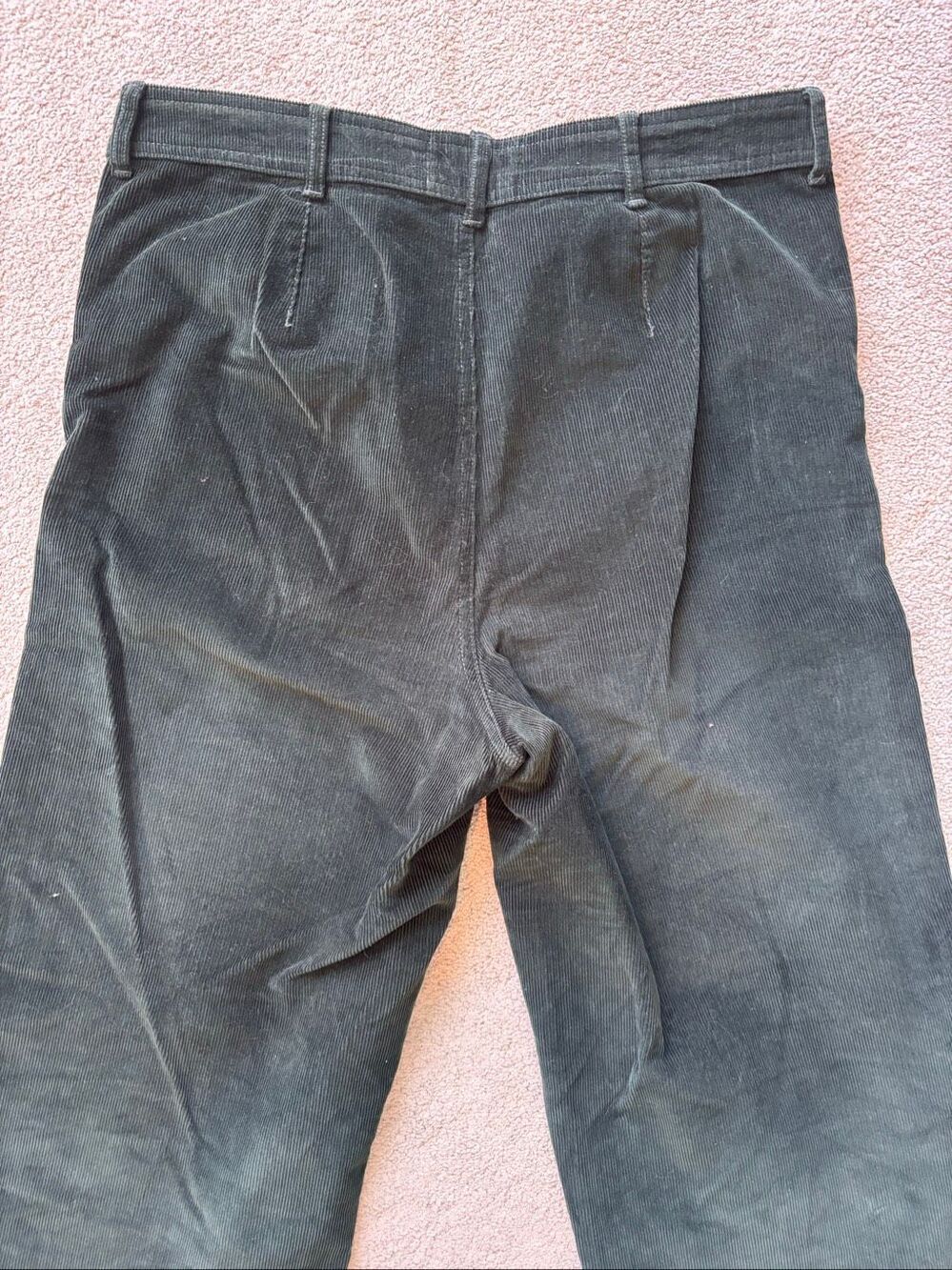 NWOT EVERLANE THE CORDUROY WIDE-LEG PANT Deep green, Sz 12 $100 G17 - Picture 4 of 8